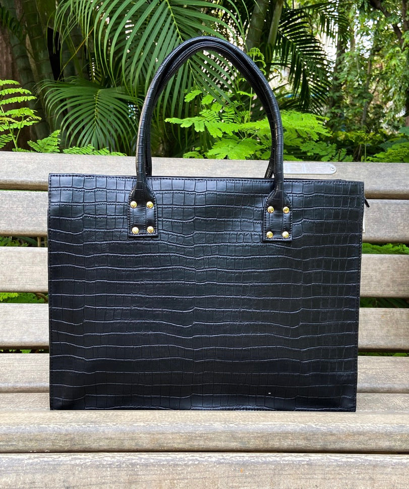 Textured Tote Bag