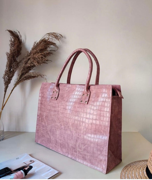 Textured Tote Bag